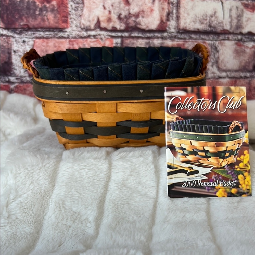 Longaberger Collectors Club 2000 Edition Renewal Basket